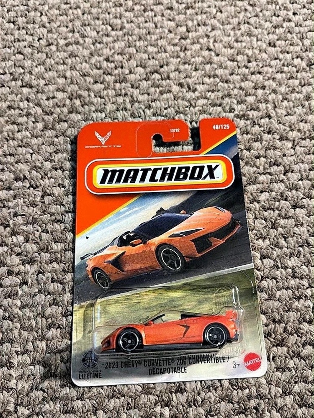 Matchbox 2023 Chevy Corvette Z06 Convertible Die-Cast Toy Car